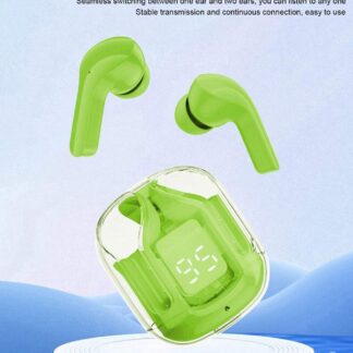 Air31 Wireless Crystal Transparent Earbuds ENC Type-C Digital Display