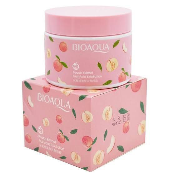 Bioaqua Peach Extract Exfoliating Face Gel Cream – Fruit Acid Gentle Peeling Gel 140g