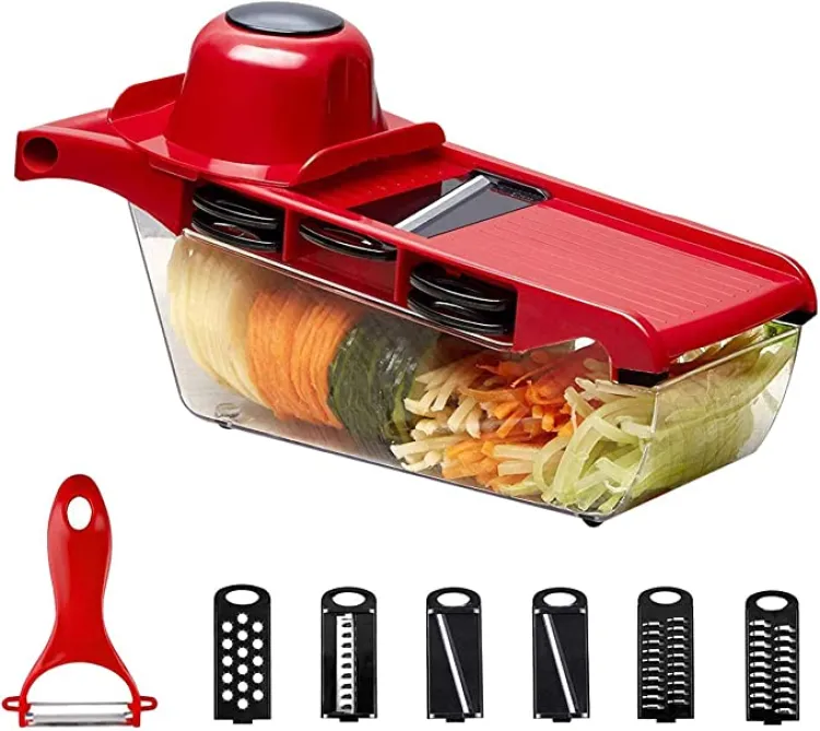 10 in 1 Mandoline Slicer Vegetable Cutter Stainless Steel Kitchen Tool