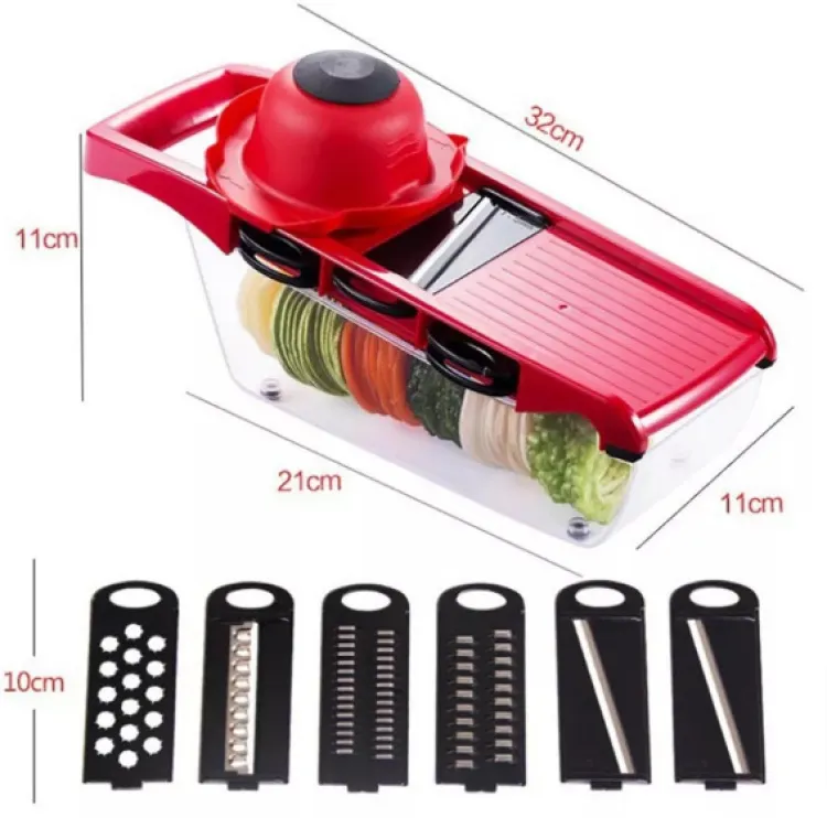 10 in 1 Mandoline Slicer Vegetable Cutter Stainless Steel Kitchen Tool