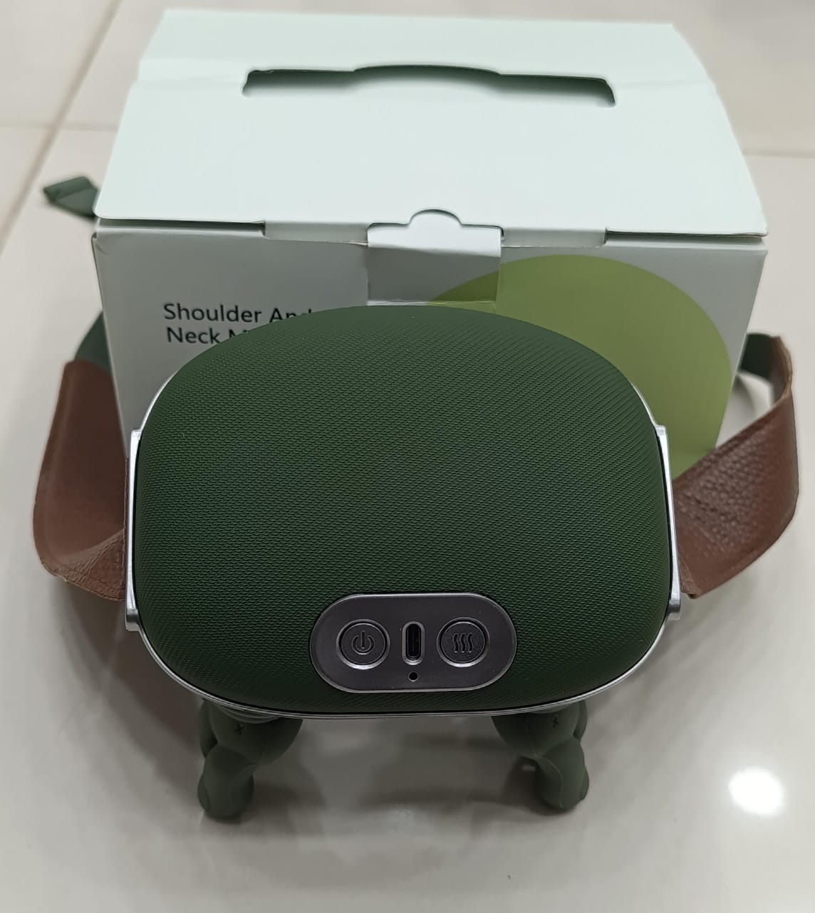 Smart Finger Pressure Neck Massager – Electric Heated Deep Kneading Shoulder & Back Massager