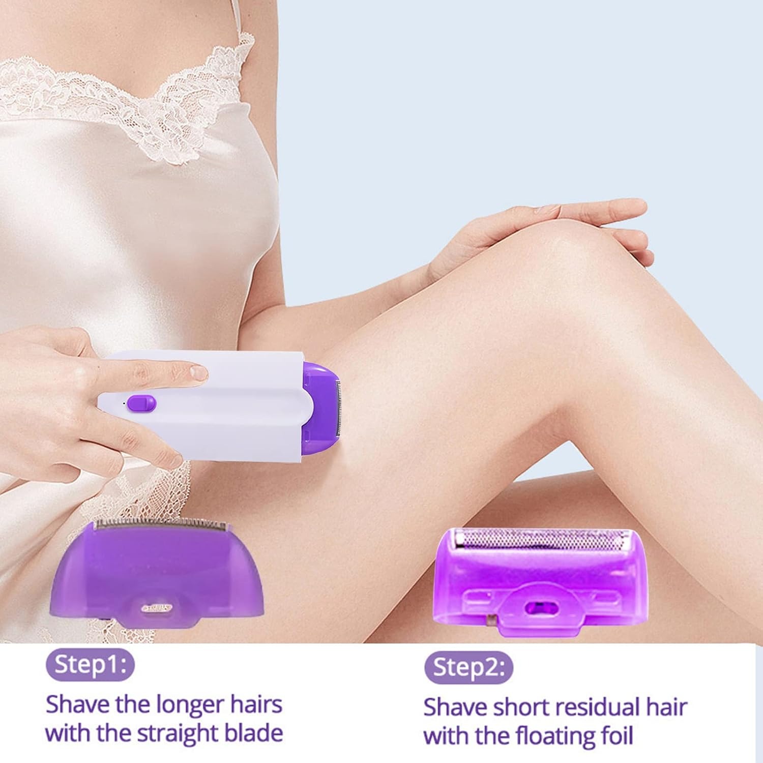 Finishing Touch Yes Hair Remover – Rechargeable Painless Facial & Body Hair Removal Device for Women