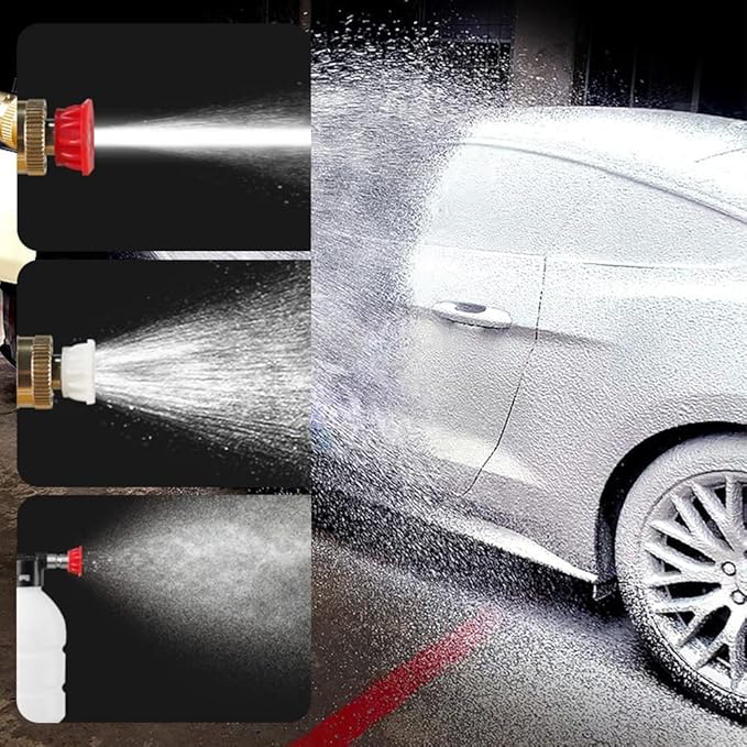 Automatic Cordless Car Wash Spray Gun – 21V Wireless Foam Jet Washer 600PSI