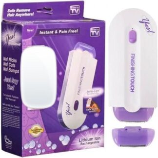Finishing Touch Yes Hair Remover – Rechargeable Painless Facial & Body Hair Removal Device for Women