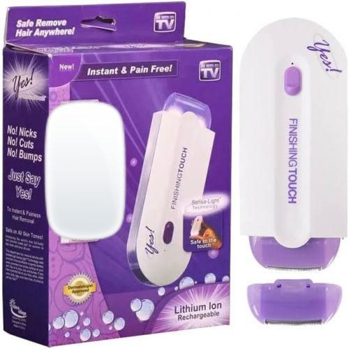 Finishing Touch Yes Hair Remover – Rechargeable Painless Facial & Body Hair Removal Device for Women