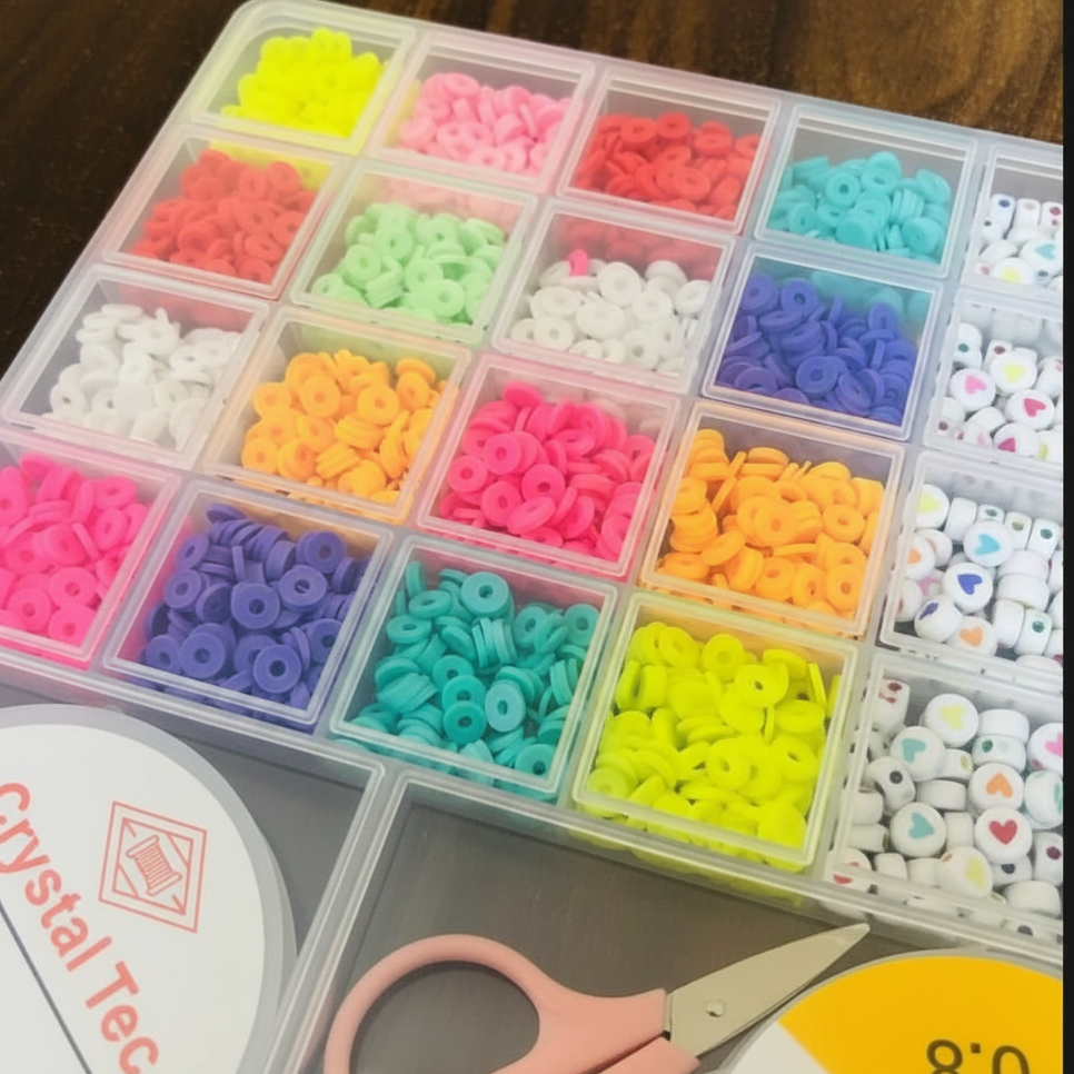 DIY Beads Box – Colorful Beads Set for Necklace & Jewelry Making - Image 4