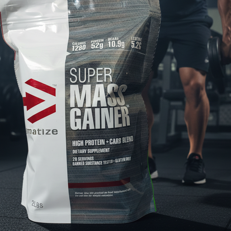 Dymatize Super Mass Gainer – High Protein & Carb Blend Weight Gainer Powder (2 lbs, 29 Servings) - Image 2