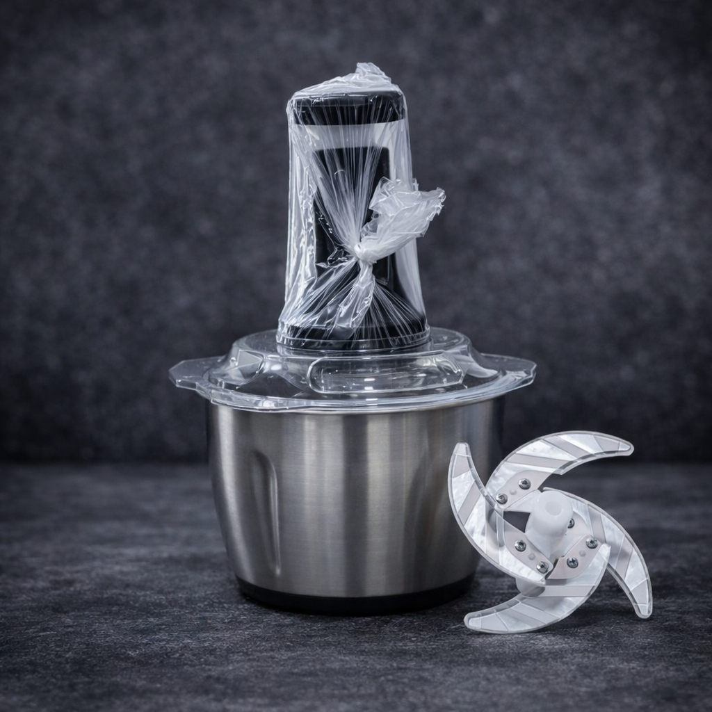 Falari 2L Stainless Steel Multi-Function Hand-Pushing Chopper & Vegetable Grater