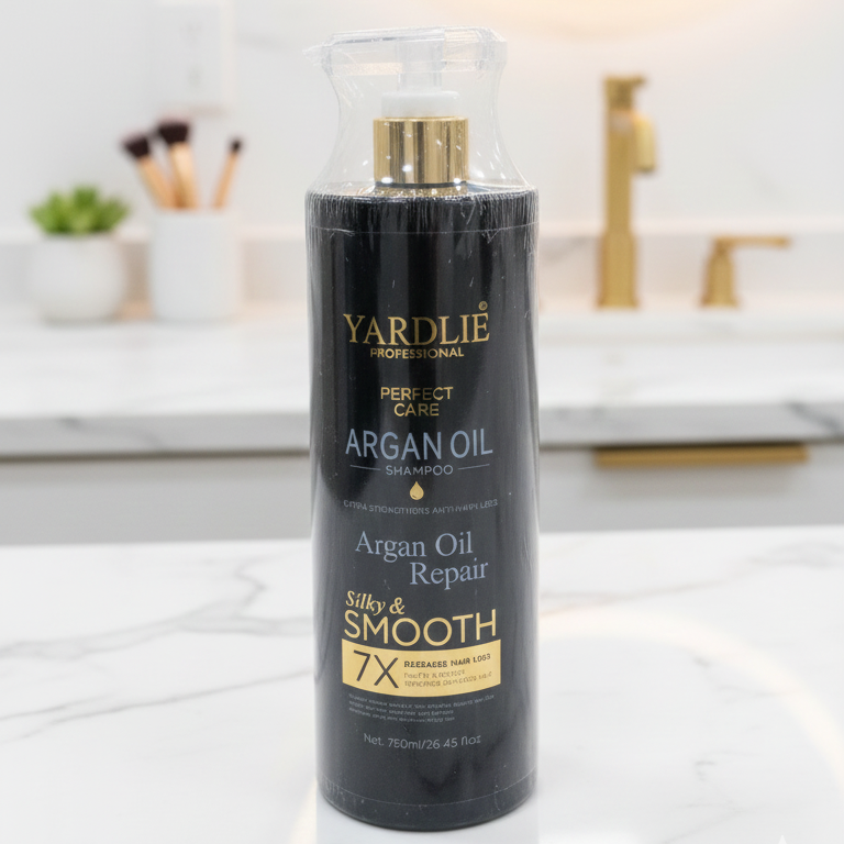 Yardlie Argan Oil Shampoo | Professional Perfect Care | 750 ml | Fights Hair Loss & Repairs Damage - Image 3