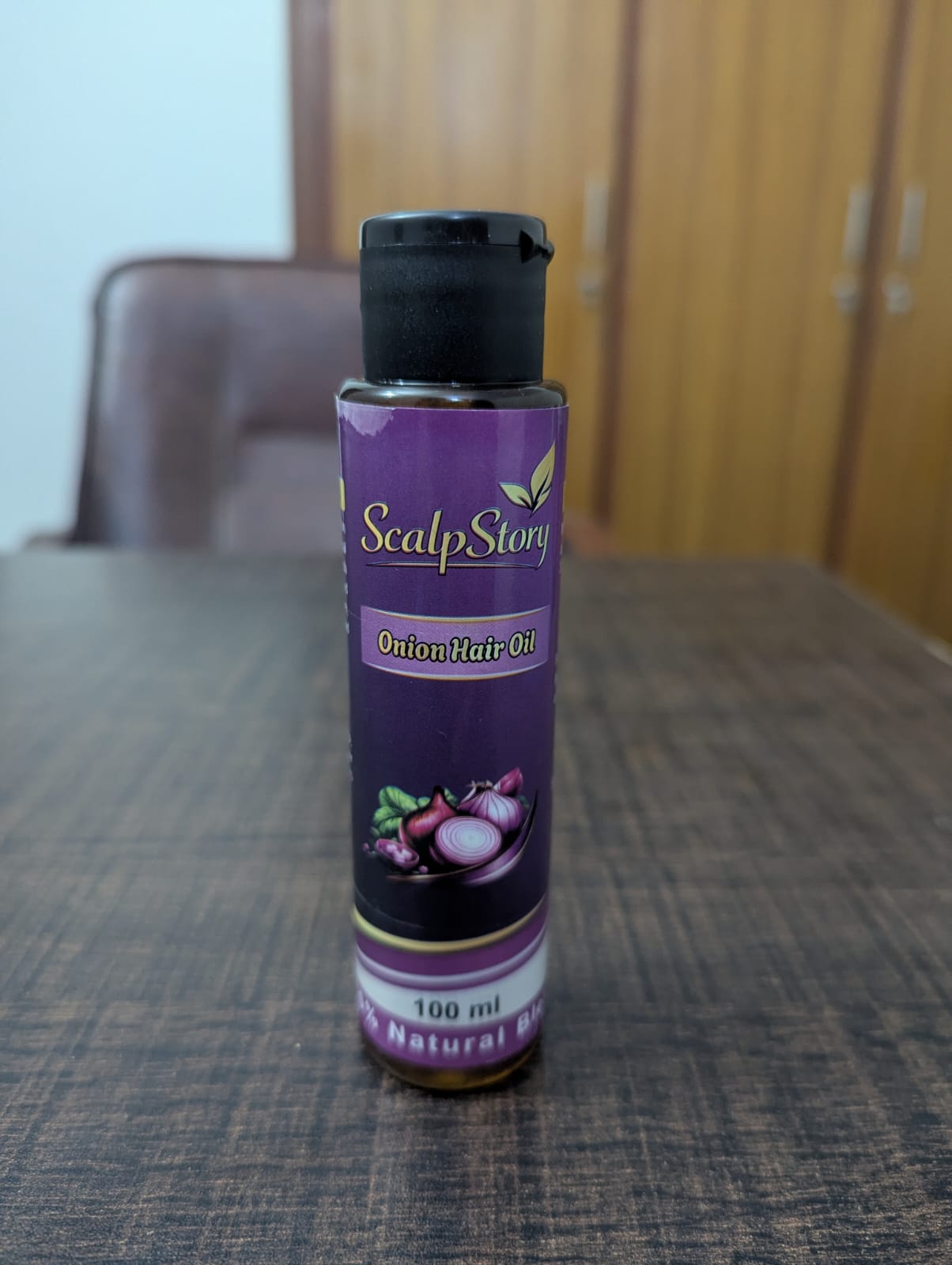 Onion Hair Oil – Natural Hair Growth & Anti-Hair Fall Oil with Sulfur & Antioxidants | Strengthens Roots & Adds Shine | 100 ml - Image 4