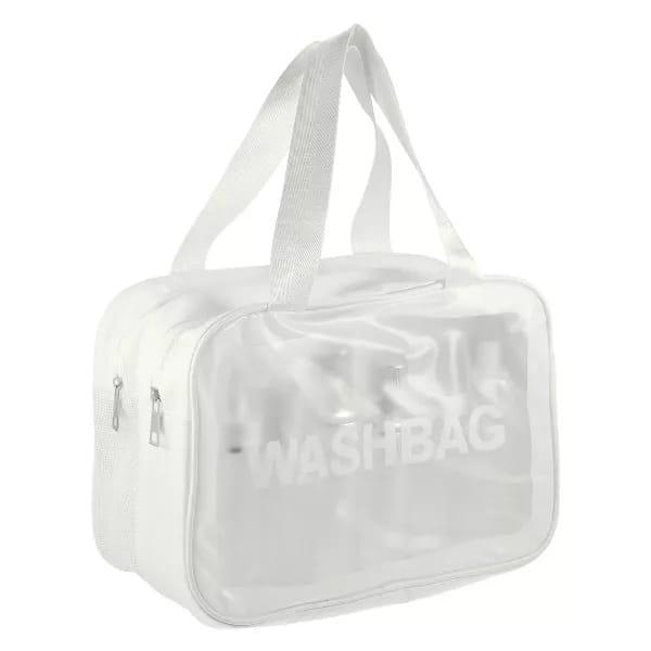 Premium PVC Waterproof Washbag β Portable Clear Toiletry & Makeup Organizer Bag - Image 5