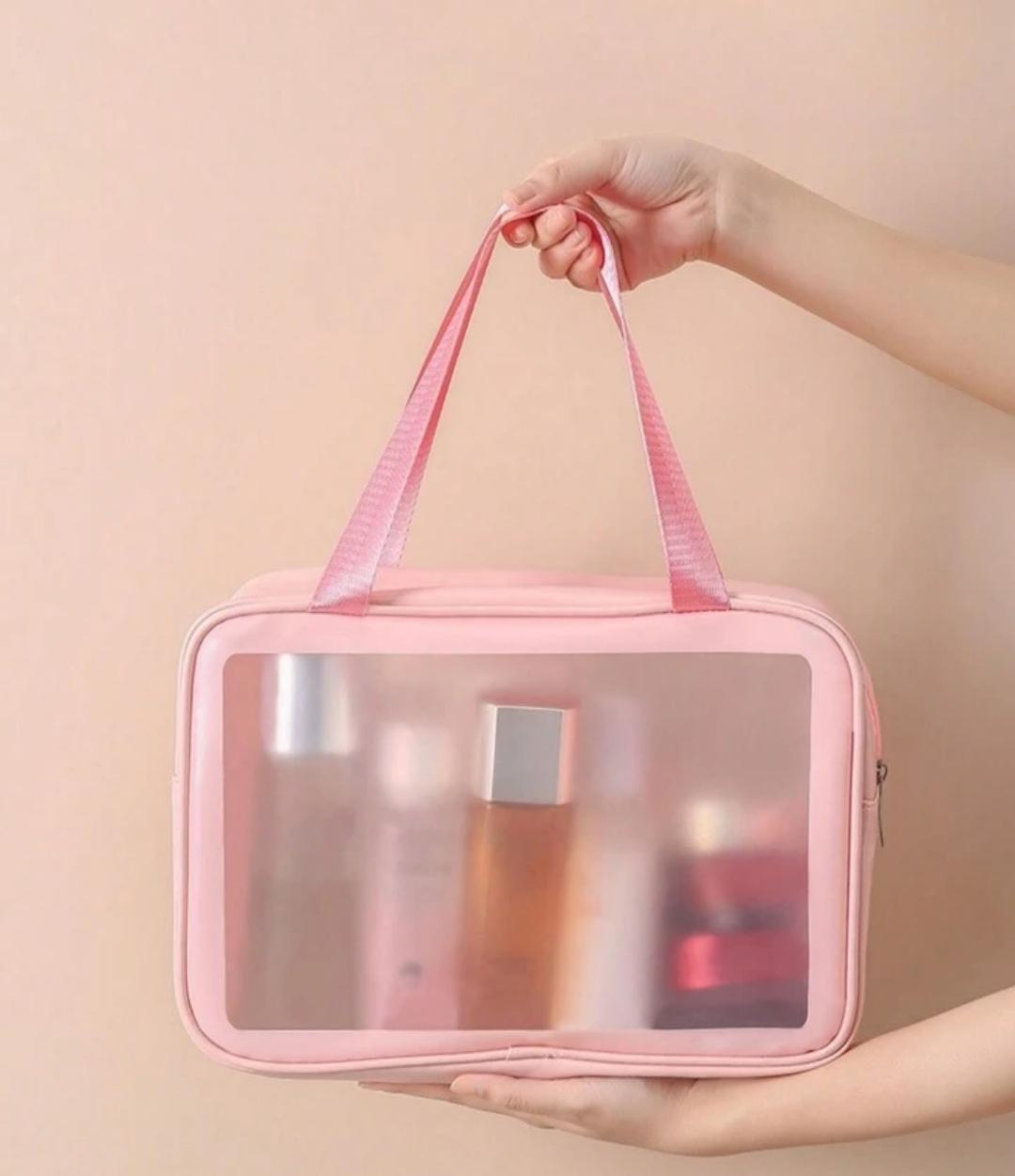 Premium PVC Waterproof Washbag β Portable Clear Toiletry & Makeup Organizer Bag - Image 6