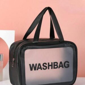 Premium PVC Waterproof Washbag – Portable Clear Toiletry & Makeup Organizer Bag