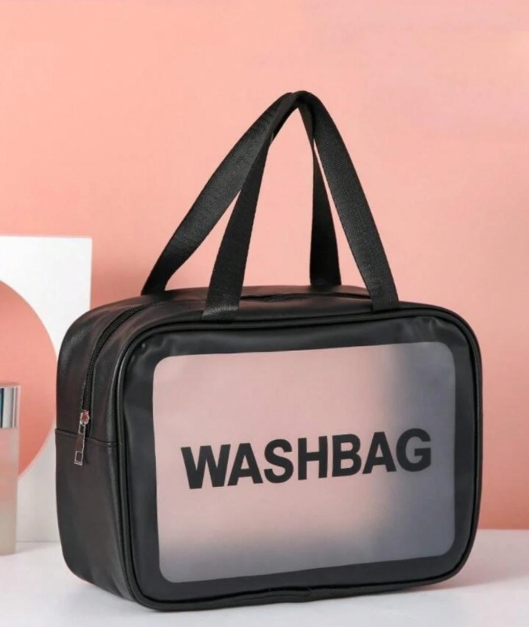 Premium PVC Waterproof Washbag β Portable Clear Toiletry & Makeup Organizer Bag