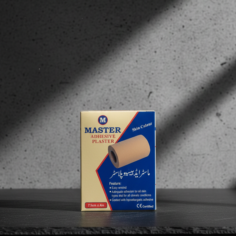 Master 3-Inch Adhesive Plaster – Strong, Breathable & Skin-Friendly Medical Tape for Wound Protection, Bandage Fixing & First-Aid Use - Image 3
