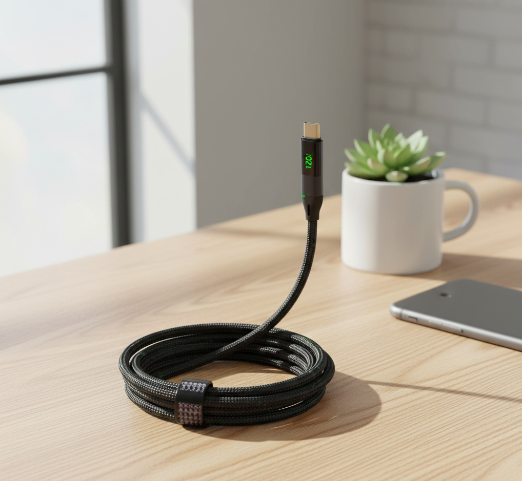Sabawoon Type-C to Type-C 120W Fast Charging Cable – Ultra-Durable, Super-Speed Power Delivery - Image 4