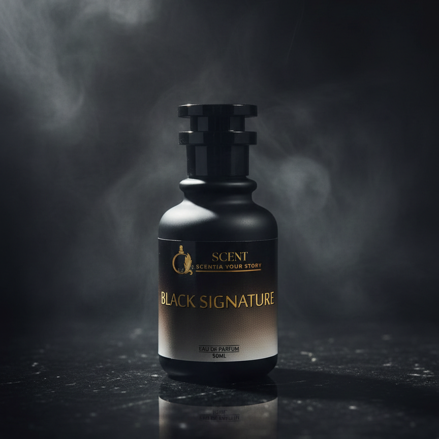 Scentia Your Story Black Signature Perfume – Everglow Edition Long-Lasting Luxury Fragrance ~ 50 ML - Image 3