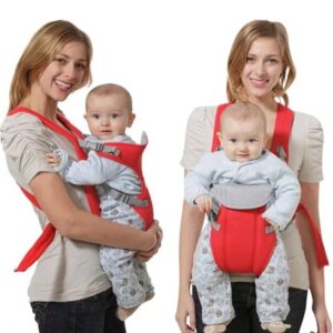 Adjustable Baby Carrier Safety Belt Backpack | Strong Material Infant & Toddler Carrier | Comfortable Baby Carrying Sling for Newborns (Random Color)