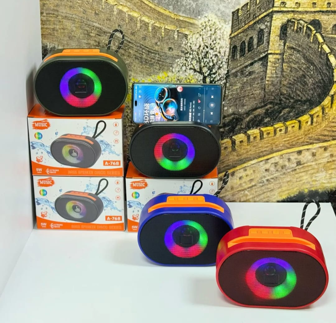 Portable Bluetooth Speaker Wireless Stereo Pairing – Compact Wireless Speaker for Home, Outdoor, Party & Beach (Random Color) - Image 2