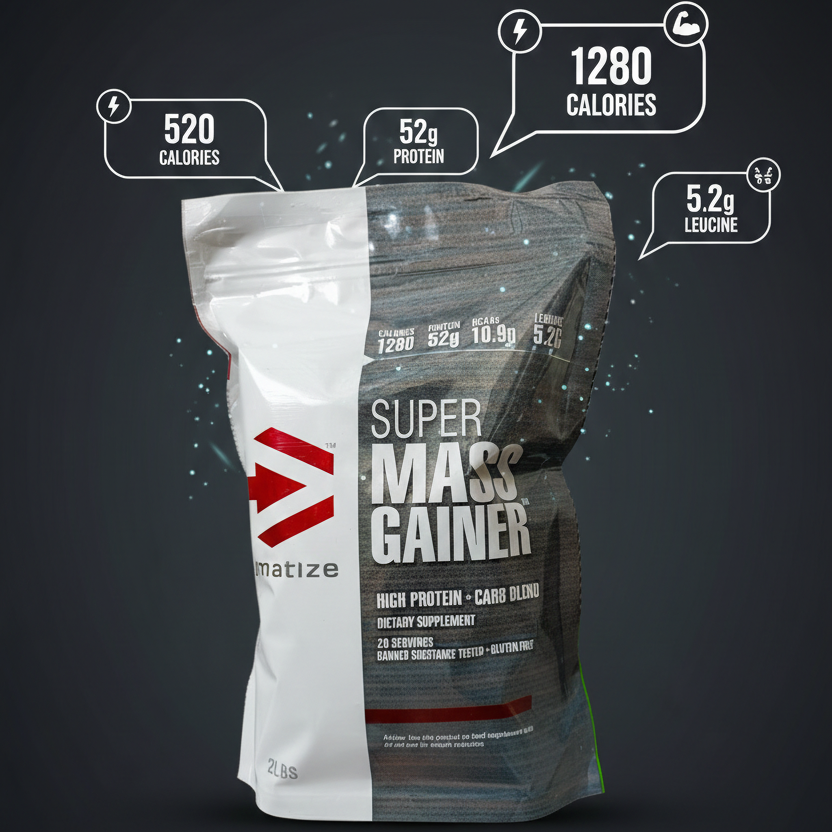 Dymatize Super Mass Gainer – High Protein & Carb Blend Weight Gainer Powder (2 lbs, 29 Servings) - Image 4