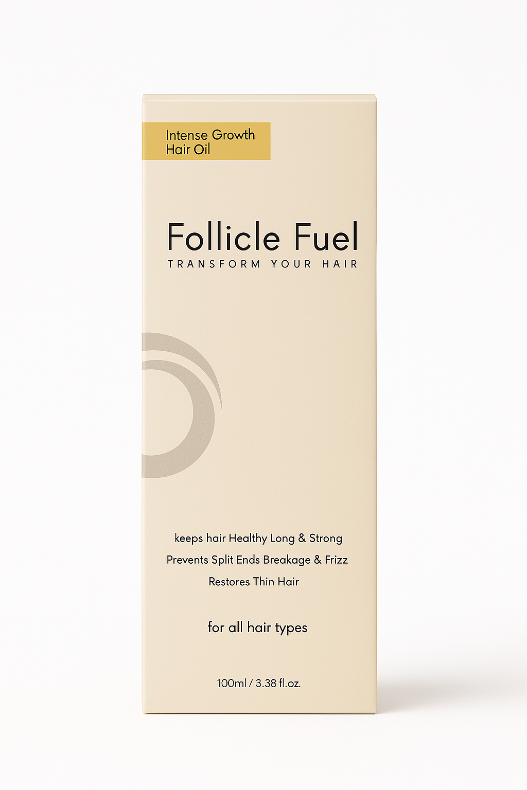 Follicle Fuel Intense Growth Hair Oil – Strengthens Roots, Reduces Hair Fall & Promotes Fast, Healthy Hair Growth for Men & Women 100ml - Image 2
