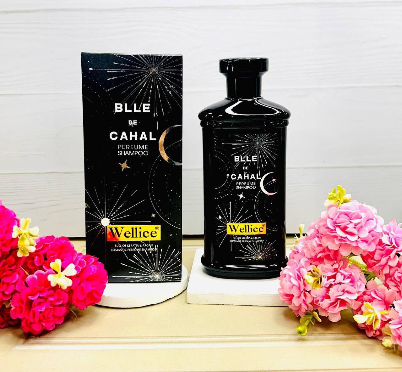 Wellice Blue De Cahal Perfume Shampoo – Long-Lasting Fragrance, Deep Clean & Silky Smooth Hair Care - Image 2