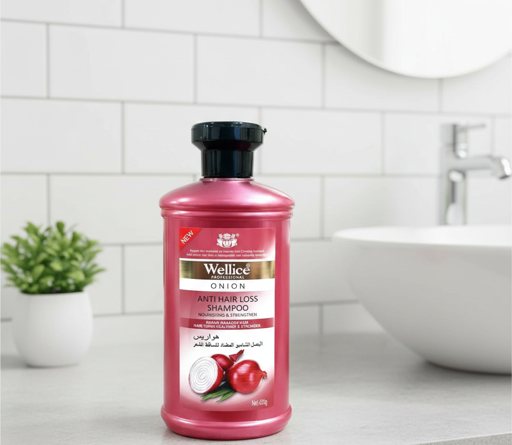 Wellice Professional Onion Anti Hair Loss Shampoo – 400g Hair Care Solution to Strengthen, Nourish & Reduce Hair Fall Naturally - Image 2