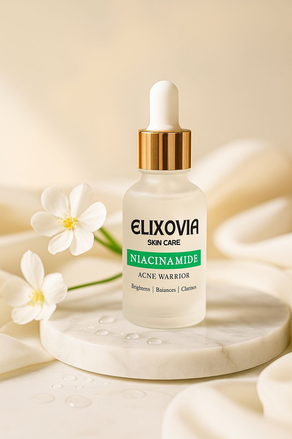 Elixovia Niacinamide Plus Acne Warrior Serum – Brighten, Balance & Clarify (30ml) - Image 2