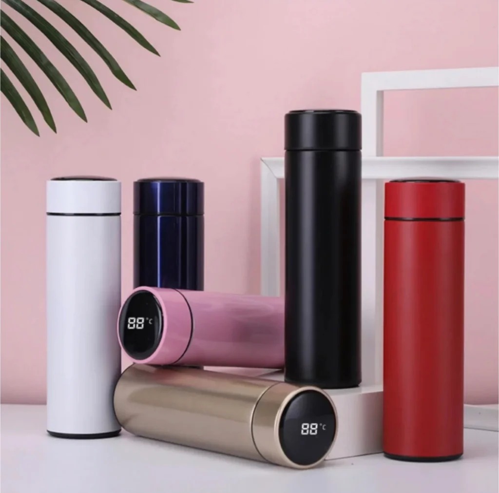 Smart LED Stainless Steel Hot and Cold Bottle - 500ml Thermos Flask