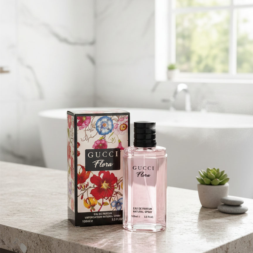 Gucci Flora Eau de Parfum – 100ml Premium Long-Lasting Fragrance for Women, Elegant Floral Scent - Image 2