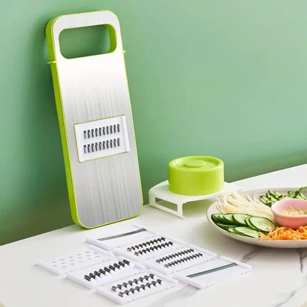 5in1 Vegetable Cutter | Multifunctional Stainless Steel Vegetable Cutter & Slicer | Kitchen Tool - Image 2