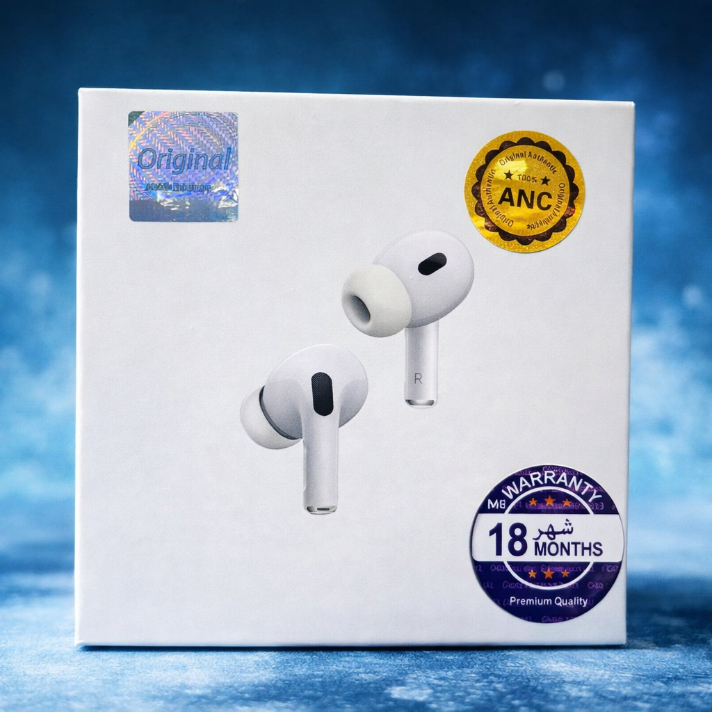 ANC Wireless Earbuds with Active Noise Cancellation & Charging Case – White - Image 3