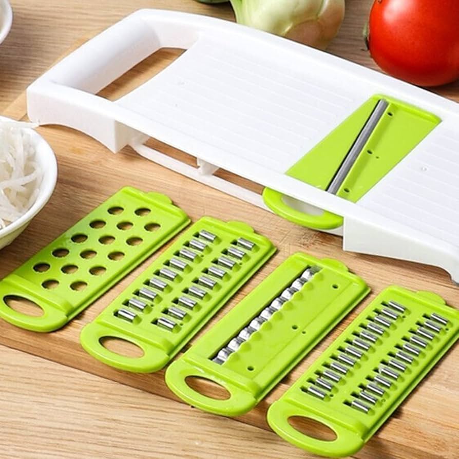 5in1 Vegetable Cutter | Multifunctional Stainless Steel Vegetable Cutter & Slicer | Kitchen Tool - Image 4